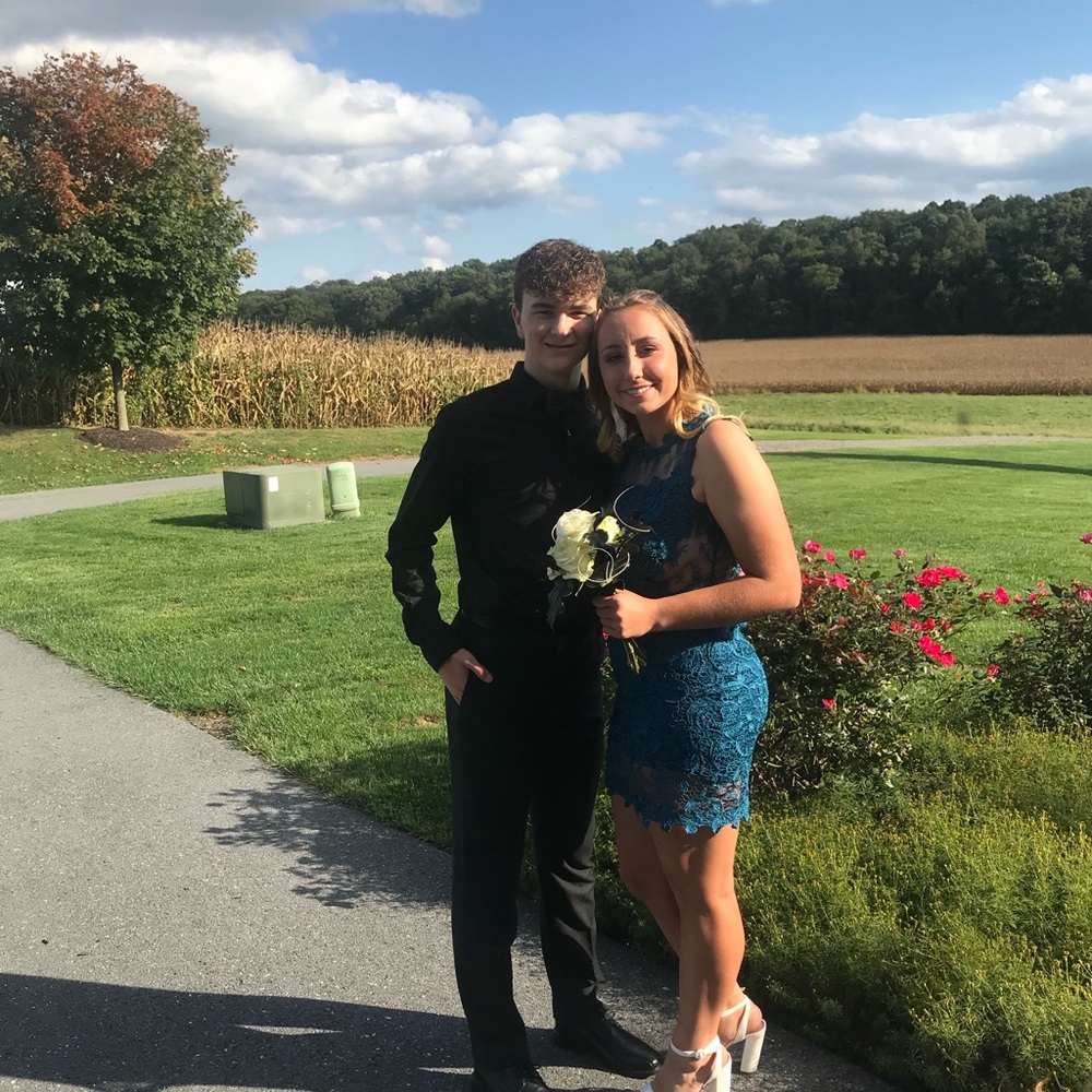 formal/semi formal blue dress